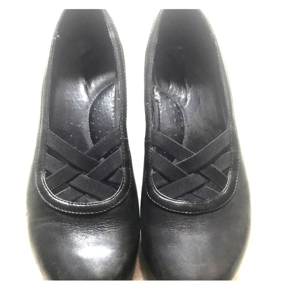 dansko black womens shoes